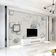 现代简约8d电视背景墙壁纸2021客厅墙布3D立体壁画时尚大气5d墙纸