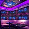 KTV墙纸3D立体电竞酒店网咖科技感主题壁画仿发光酒吧夜店墙布