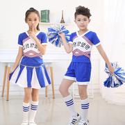 儿童啦啦操服装啦啦队演出服拉拉队表演服学生运动会足球宝贝服装