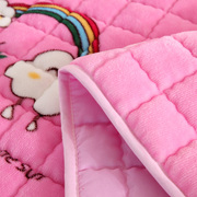 冬季法兰绒珊瑚绒床单毛毯，加厚铺床毯子床，上用学生宿舍单人加绒毯