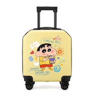 18寸儿童拉杆箱万向轮男女孩幼儿园登机旅行行李箱子蜡笔小新