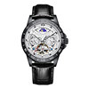 瑞士品牌全自动机械，男表商务男士手表精钢皮带钢带夜光国产腕表