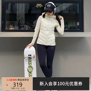 Discovery轻薄羽绒服女2023高端秋冬季时尚修身短款连帽外套