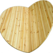 杉木圆桌面折叠大圆桌家用1.5米1.6米1.8米2.2米圆形餐桌实木台面