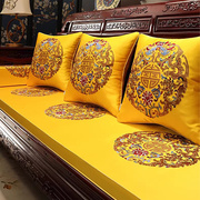 红木沙发坐垫中式实木家具沙发垫套高档罗汉床垫子五件套座垫定制