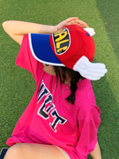 可爱阿拉蕾棒球帽ins网红氛围感遮阳拍照学生卡通天使翅膀鸭舌帽