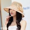 女中式帽子欧根纱欧美风，蕾丝镂空花朵，复古礼帽时尚遮阳帽
