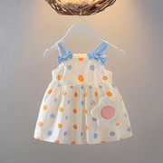 6一12月婴儿可爱超萌裙子夏装公主裙一岁女宝宝衣服夏季款连衣裙