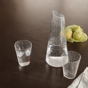  丹麦ferm living气泡玻璃水瓶水杯凉水瓶果汁瓶冷水壶