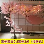 大型仿真樱花树节日，商场室内樱花装饰日式餐厅，婚庆造景假树