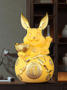 2023年兔子存钱罐创意可爱生肖兔大人用家用儿童可存取储蓄罐