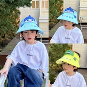 儿童帽子男童防晒空顶帽，夏季防紫外线太阳帽，大檐凉帽女童遮阳帽夏