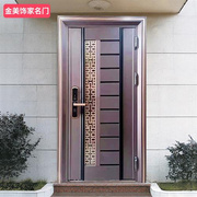 高端304不锈钢门单门，韩式门安全防盗进户门中门家用子母门定制