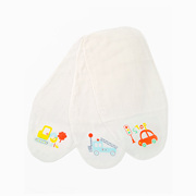 kk儿童隔汗巾吸汗巾垫背巾，3条装幼儿园宝宝