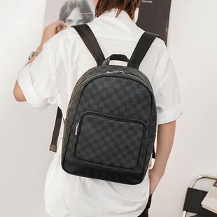 男背包韩版潮流双肩包男士大容量欧美时尚休闲背包青年电脑包