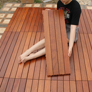户外防腐木阳台地板实木，拼接露台改造自己铺菠萝格室内阳光房地板