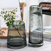 北欧风轻奢玻璃花瓶透明简约水养百合富贵竹鲜花网红插花客厅摆件