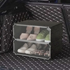 车载整理箱后备储物箱长方形收纳神器，汽车鞋子收纳架鞋盒塑料鞋柜