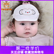 2019夏宝宝帽子0-3个月新生婴幼儿帽子胎帽护囟门帽初生儿帽