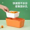 日式懒人嗑瓜子神器瓜子盘吃瓜子盒双层瓜子收纳盒家用客厅水果盘