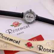 rosemont复古玫瑰手表女时尚腕表，小圆表ins风简约百搭女表石英表