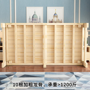 折叠床60单人床家用70cmu80公分实木90厘米简易床免安装1.2加宽床