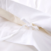 酒店床品三四件套宾馆布草纯棉白色床上用品床单床笠X被套民宿定
