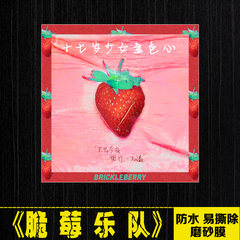 脆莓乐队中国摇滚笔记本电脑贴纸