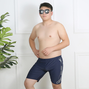 大码男士泳裤加肥加大260斤特大号胖人大肚子平角，泡温泉游泳短裤