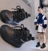 儿童棉靴女童雪地靴，2023冬季儿童面包鞋，男童加绒短靴学生棉鞋