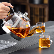 茶道电磁炉专用煮茶壶加厚玻，y璃煮茶器，不锈钢过滤家用烧水壶单茶