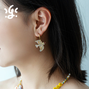 古古楽gugu原创设计耳环女高级感耳钉春天饰品设计感耳夹气质礼物