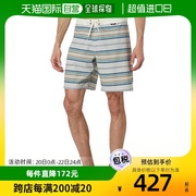 香港直邮潮奢vans范斯男士，daily条纹18英寸滑板裤