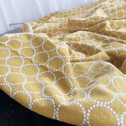 重工刺绣棉麻圈圈布服装抱枕桌布手工diy包包布料