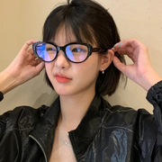 复古黑框猫眼眼镜女近视，可配有度数，高级感素颜神器眼镜框架韩版潮