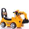 儿童玩具电动挖掘机车男孩，工程车可坐人可骑超大号钩机挖土机