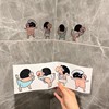 蜡笔小新浴室贴纸马桶贴卡通防水贴创意可爱趣味墙面小图案卫生间