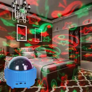 充电儿童房月球卧室创意台灯摆摊星球星空宇航员DJ圣诞氛围投影灯