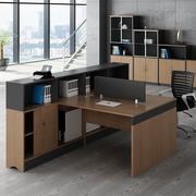 办公家具办公桌椅组合简约现代员工桌屏风隔断两人位财务桌工作位