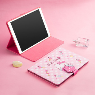 hellokitty凯蒂猫正版ipad7.9平板保护套，9.7寸air3卡通款，mini5pro10.5皮套防摔保护壳女款