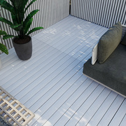 室外庭院防腐木地板户外露台露天自己铺地面拼接铺装改造设计安装