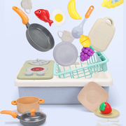 儿童洗碗机玩具洗菜池水龙头电动循环厨房2一3宝宝玩水玩具男女孩