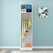 简约单人衣柜现代经济型衣柜组装单门衣橱小柜子收纳窄柜单门4层