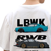 RWBxLBWK宽体大神联名经典911古董汽车卡通T恤改装车文化JDM短袖