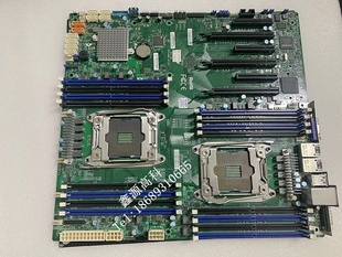 超微 X10DRI 服务器主板支持M.2 双GPU显卡可DIY家用组装双路X99