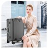 小徐百货德国工艺可充电高档商务行李箱静音铝框拉杆箱20寸登机箱