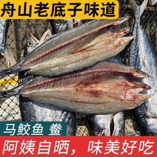 马鲛鱼鲞舟山宁波海鲜产品特产干货海味鲅鱼干微咸海鱼干新鲜晒制