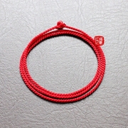 本命年三圈红手绳手工，编织项绳男女士手链时尚，饰品民族风