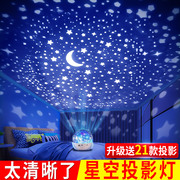 星空投影仪小夜灯儿童满天星，星光女孩房间卧室顶，梦幻氛围睡眠床头