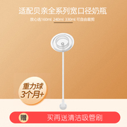 适配贝亲宽口径奶瓶吸管配件 玻璃PPSU塑料贝亲进口奶瓶奶嘴吸管